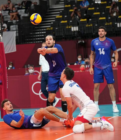 Japan Olympics 2020 Volleyball Men France - ROC