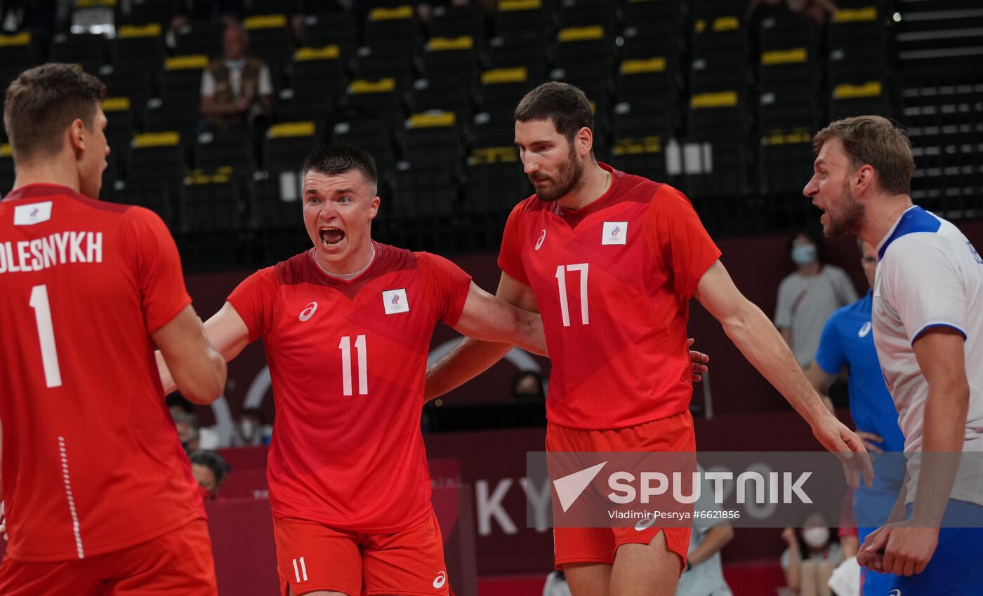 Japan Olympics 2020 Volleyball Men France - ROC