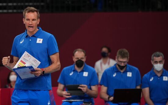 Japan Olympics 2020 Volleyball Men France - ROC