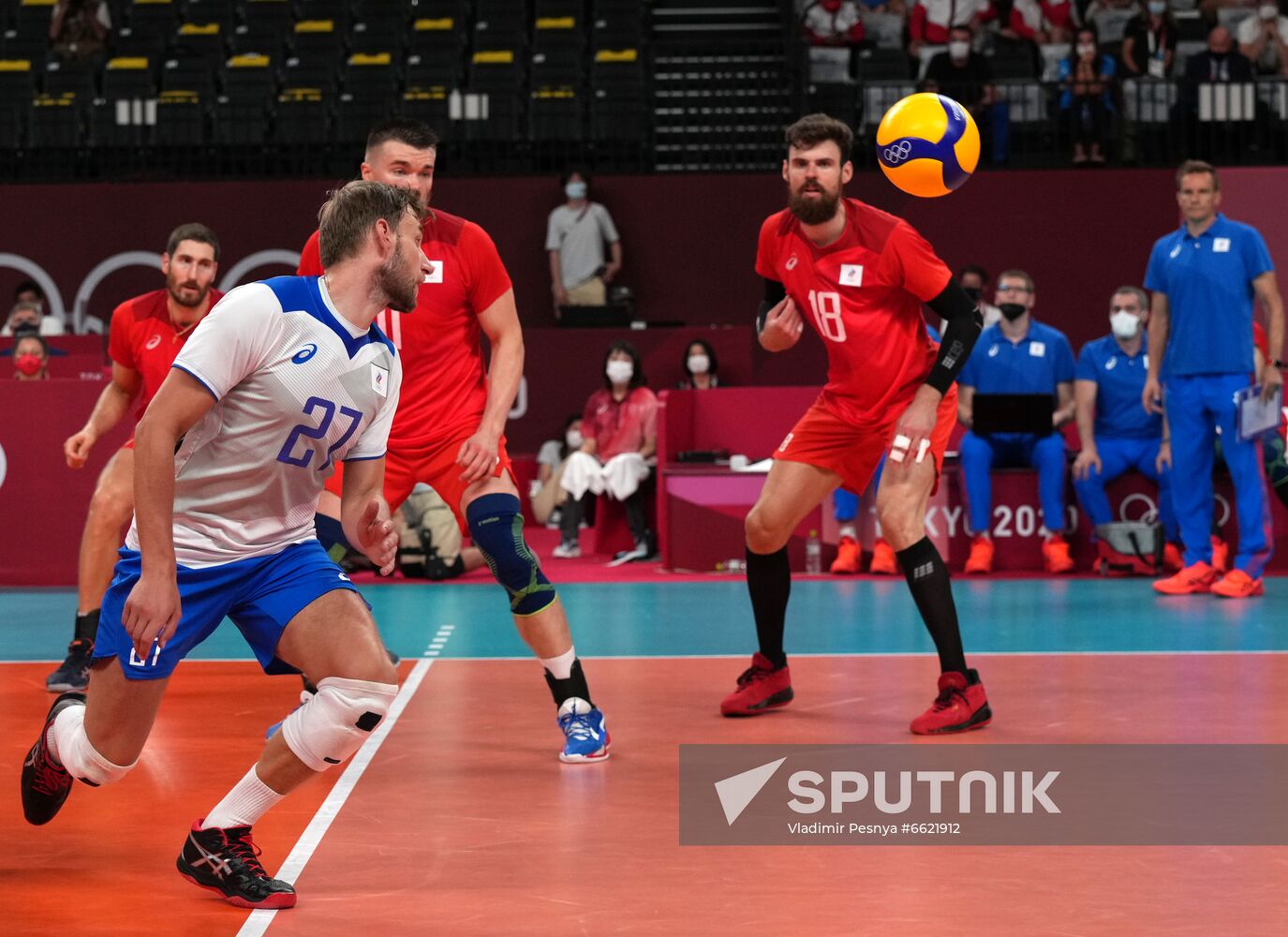 Japan Olympics 2020 Volleyball Men France - ROC