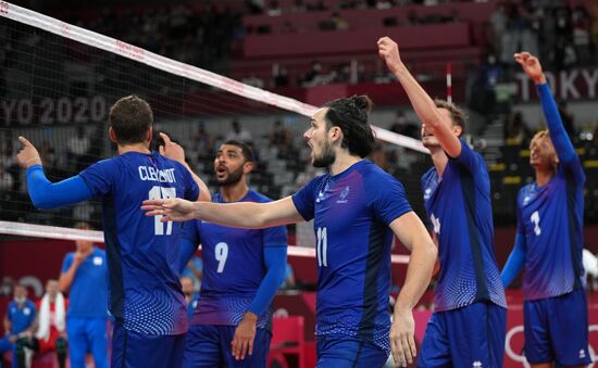 Japan Olympics 2020 Volleyball Men France - ROC