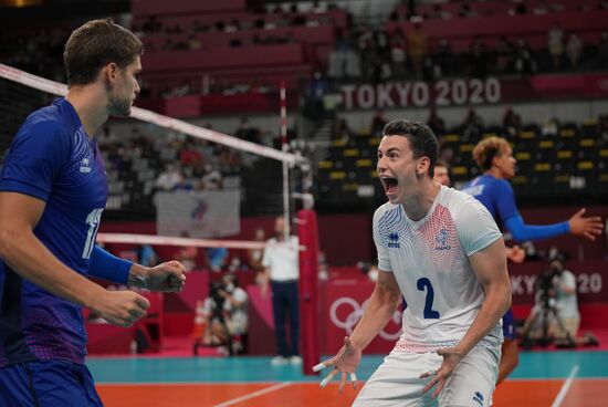 Japan Olympics 2020 Volleyball Men France - ROC