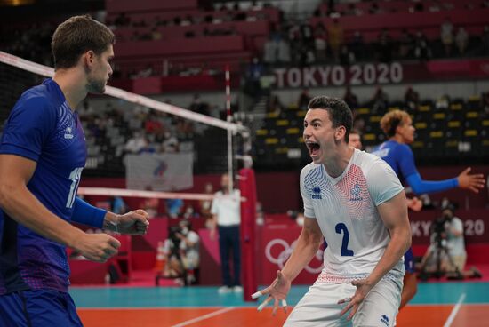 Japan Olympics 2020 Volleyball Men France - ROC