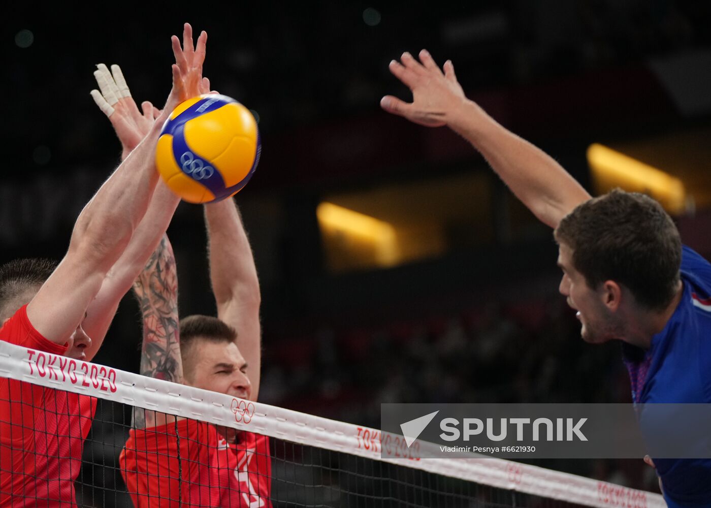 Japan Olympics 2020 Volleyball Men France - ROC