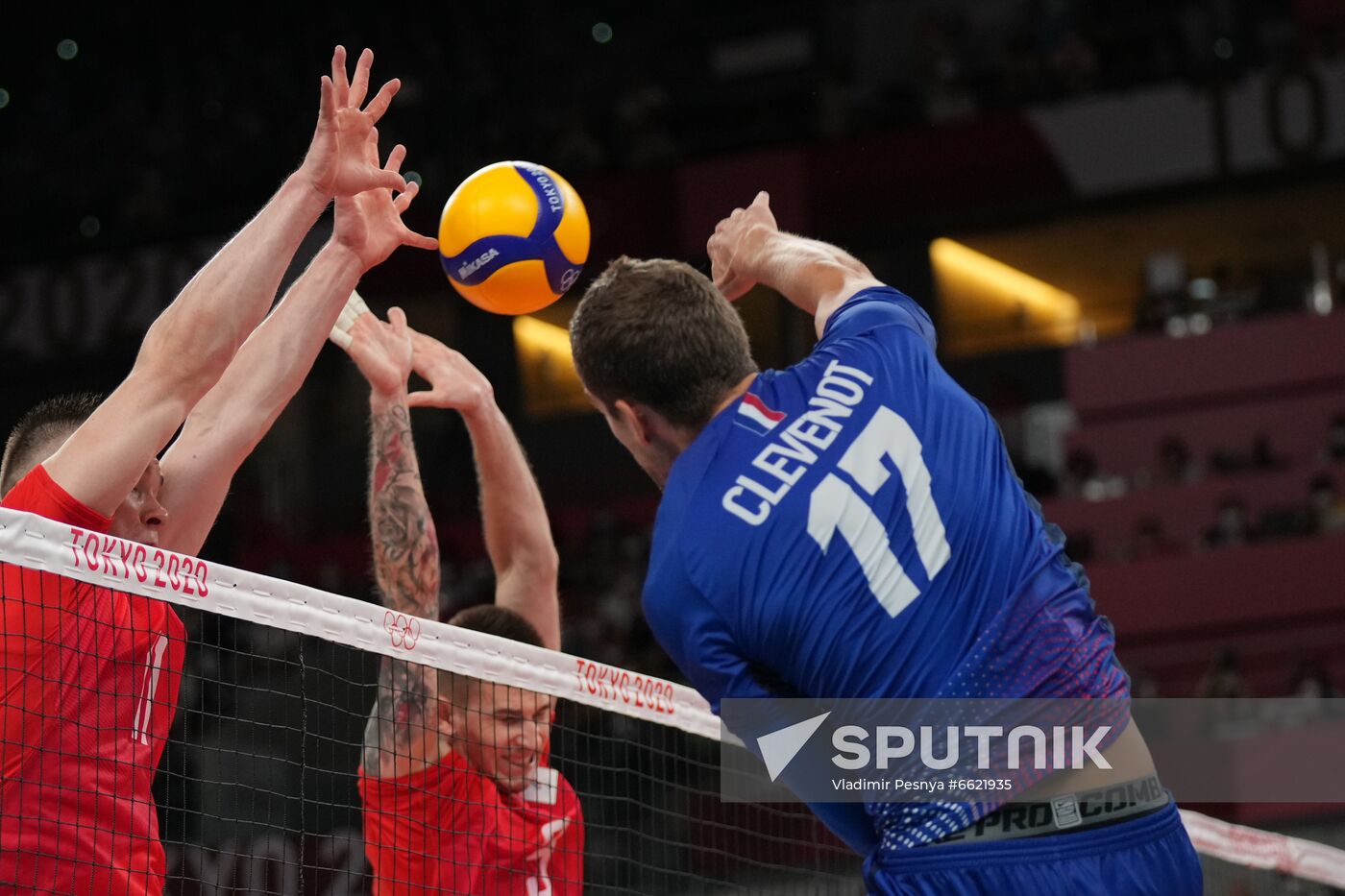 Japan Olympics 2020 Volleyball Men France - ROC