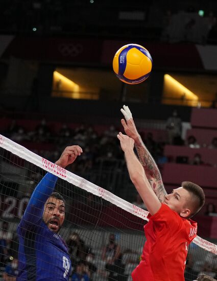 Japan Olympics 2020 Volleyball Men France - ROC