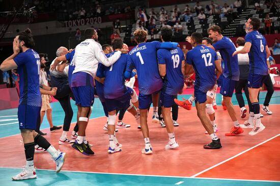 Japan Olympics 2020 Volleyball Men France - ROC