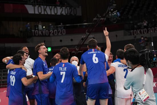 Japan Olympics 2020 Volleyball Men France - ROC