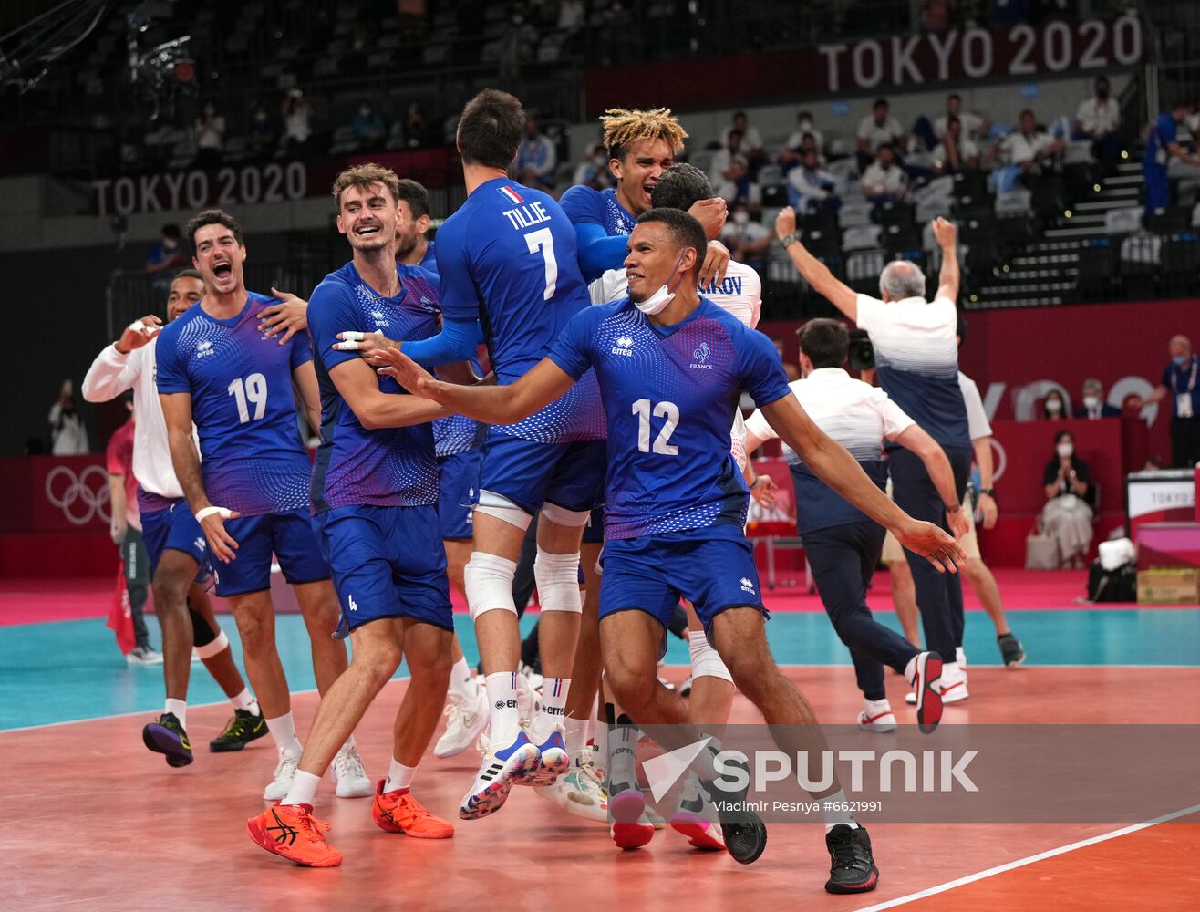 Japan Olympics 2020 Volleyball Men France - ROC