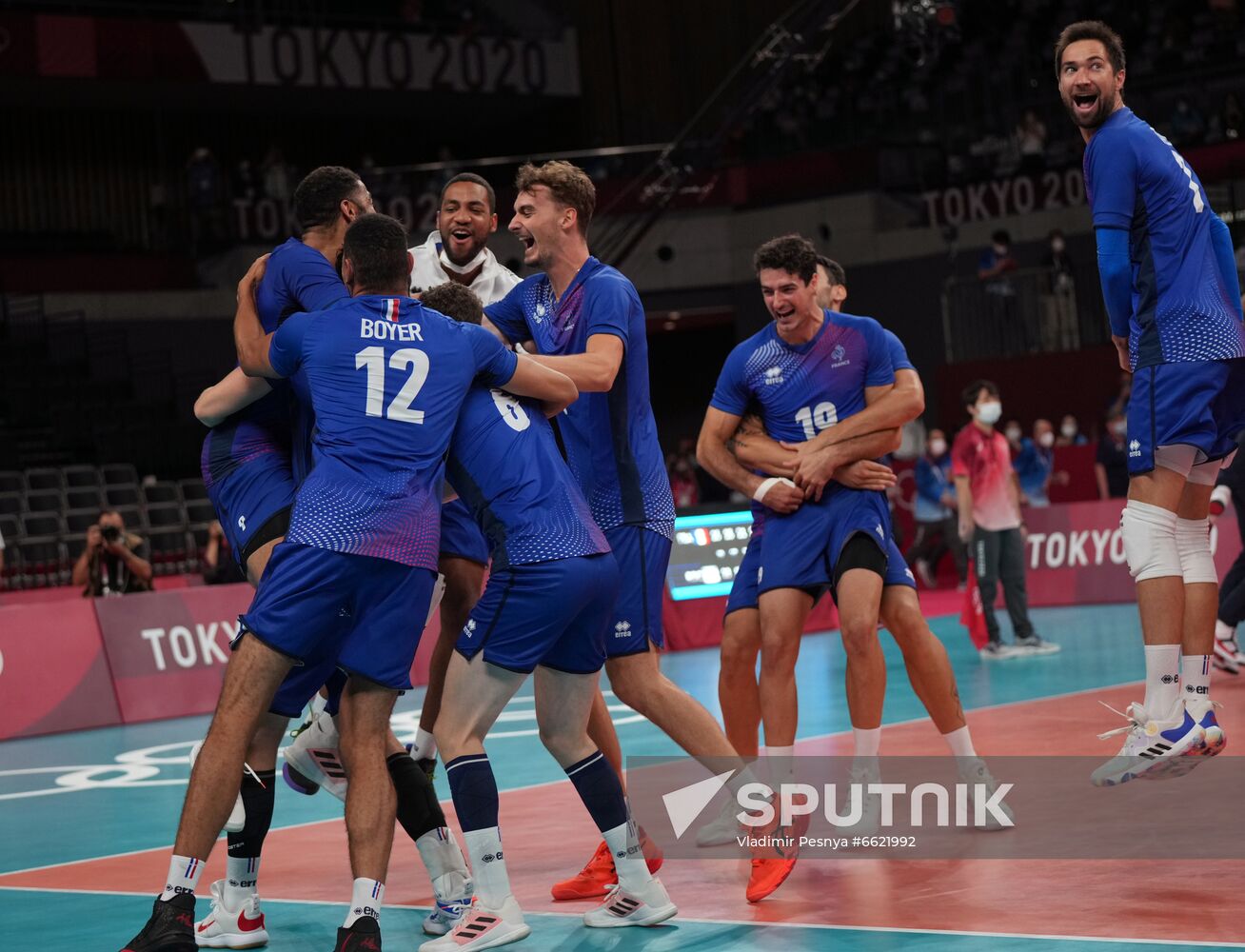 Japan Olympics 2020 Volleyball Men France - ROC