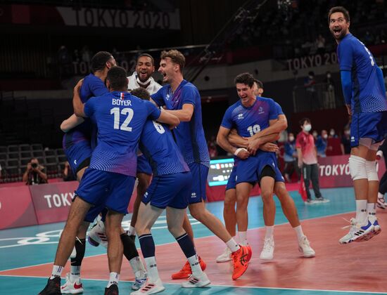 Japan Olympics 2020 Volleyball Men France - ROC