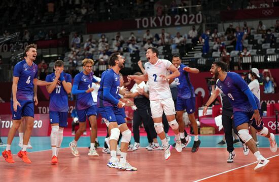 Japan Olympics 2020 Volleyball Men France - ROC