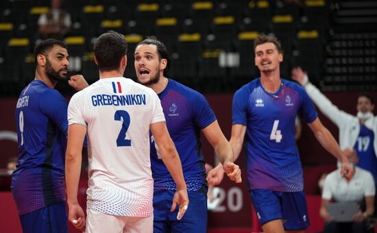 Japan Olympics 2020 Volleyball Men France - ROC