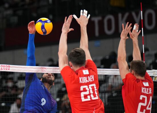 Japan Olympics 2020 Volleyball Men France - ROC