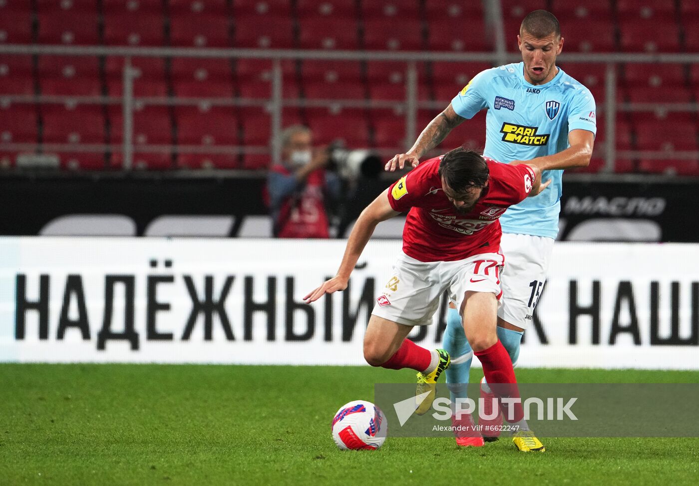 Russia Soccer Premier-League Spartak - Nizhny Novgorod