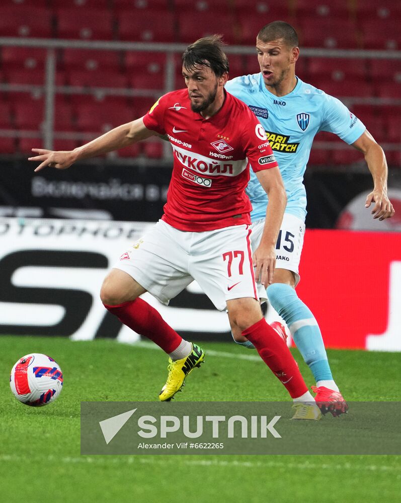 Russia Soccer Premier-League Spartak - Nizhny Novgorod