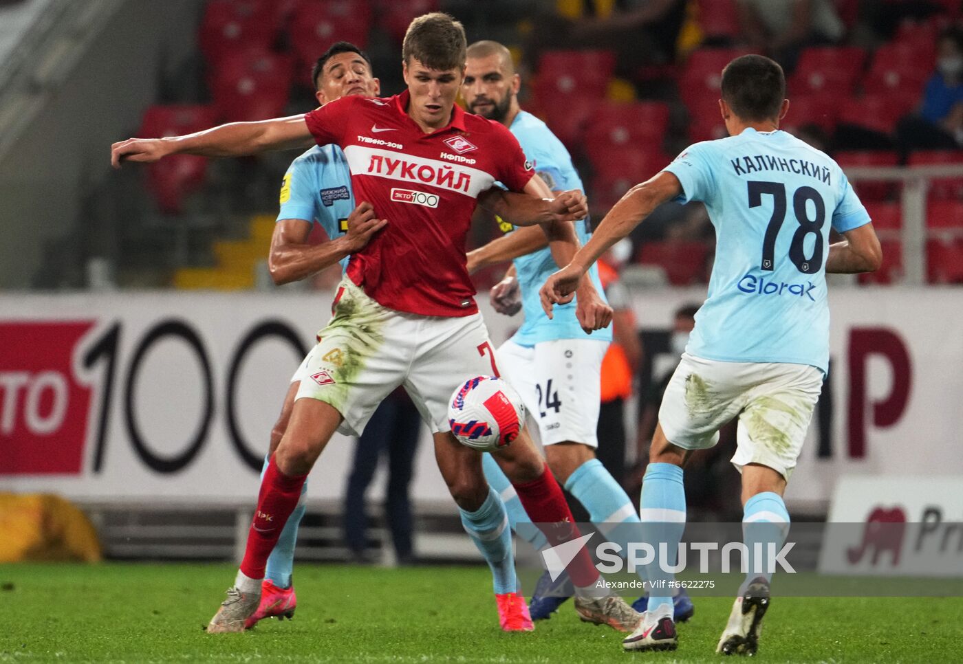 Russia Soccer Premier-League Spartak - Nizhny Novgorod