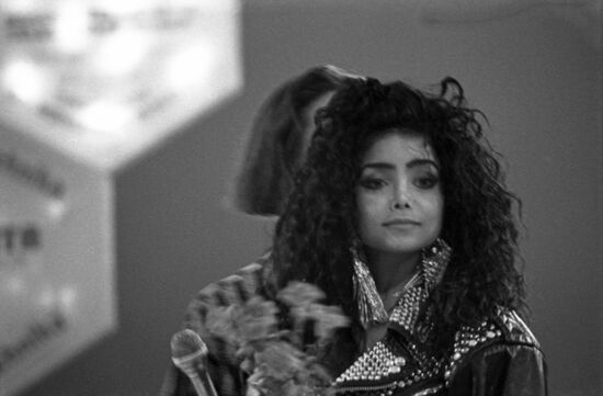 American pop singer La Toya Jackson