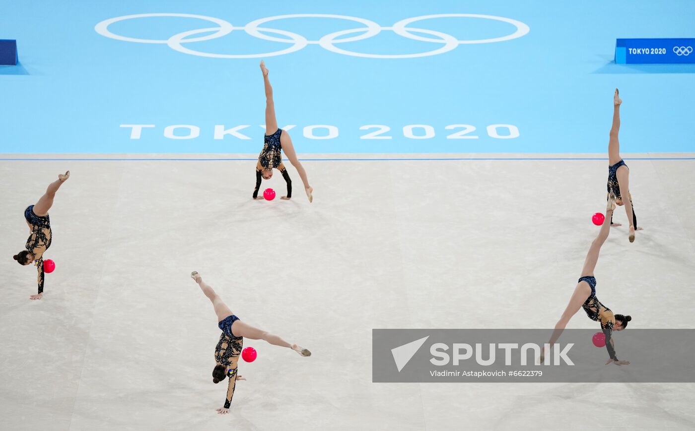 Japan Olympics 2020 Rhythmic Gymnastics Group All-Around Final