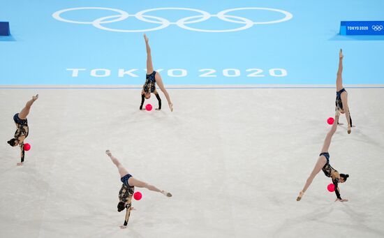 Japan Olympics 2020 Rhythmic Gymnastics Group All-Around Final