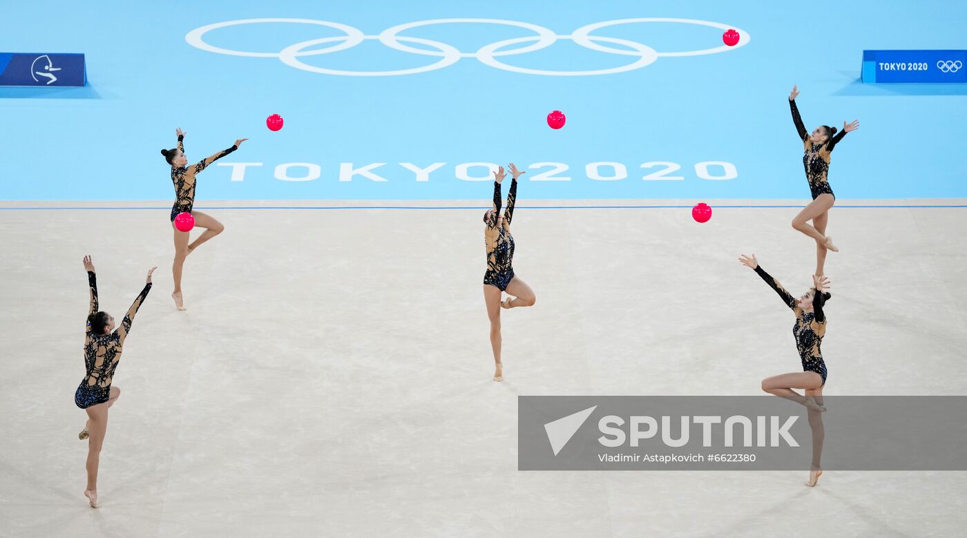Japan Olympics 2020 Rhythmic Gymnastics Group All-Around Final
