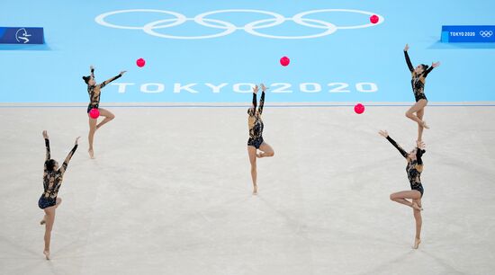 Japan Olympics 2020 Rhythmic Gymnastics Group All-Around Final