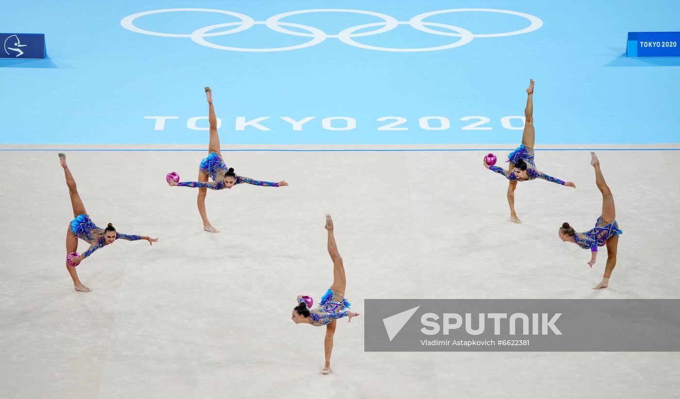 Japan Olympics 2020 Rhythmic Gymnastics Group All-Around Final