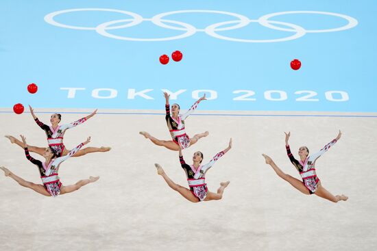 Japan Olympics 2020 Rhythmic Gymnastics Group All-Around Final