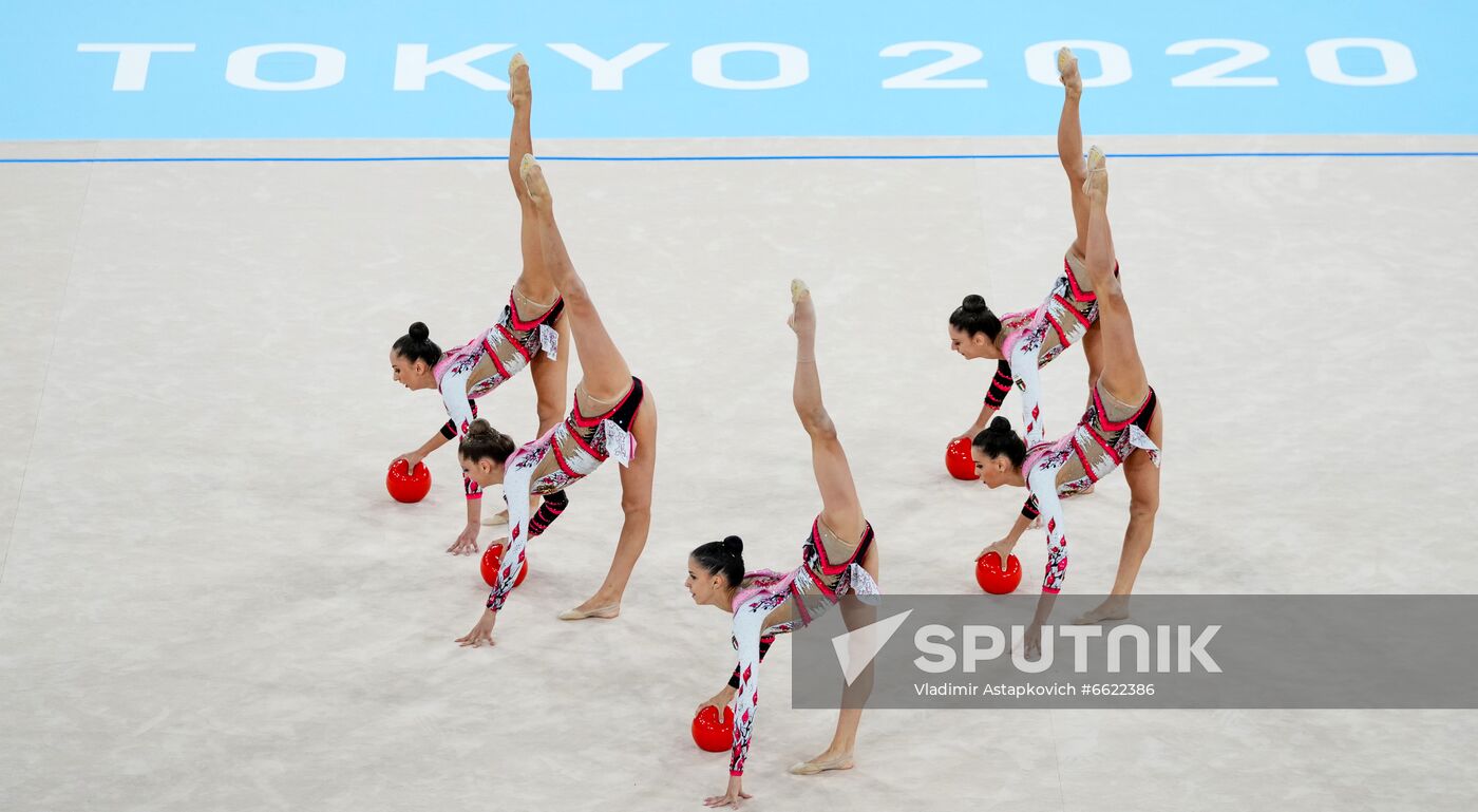 Japan Olympics 2020 Rhythmic Gymnastics Group All-Around Final