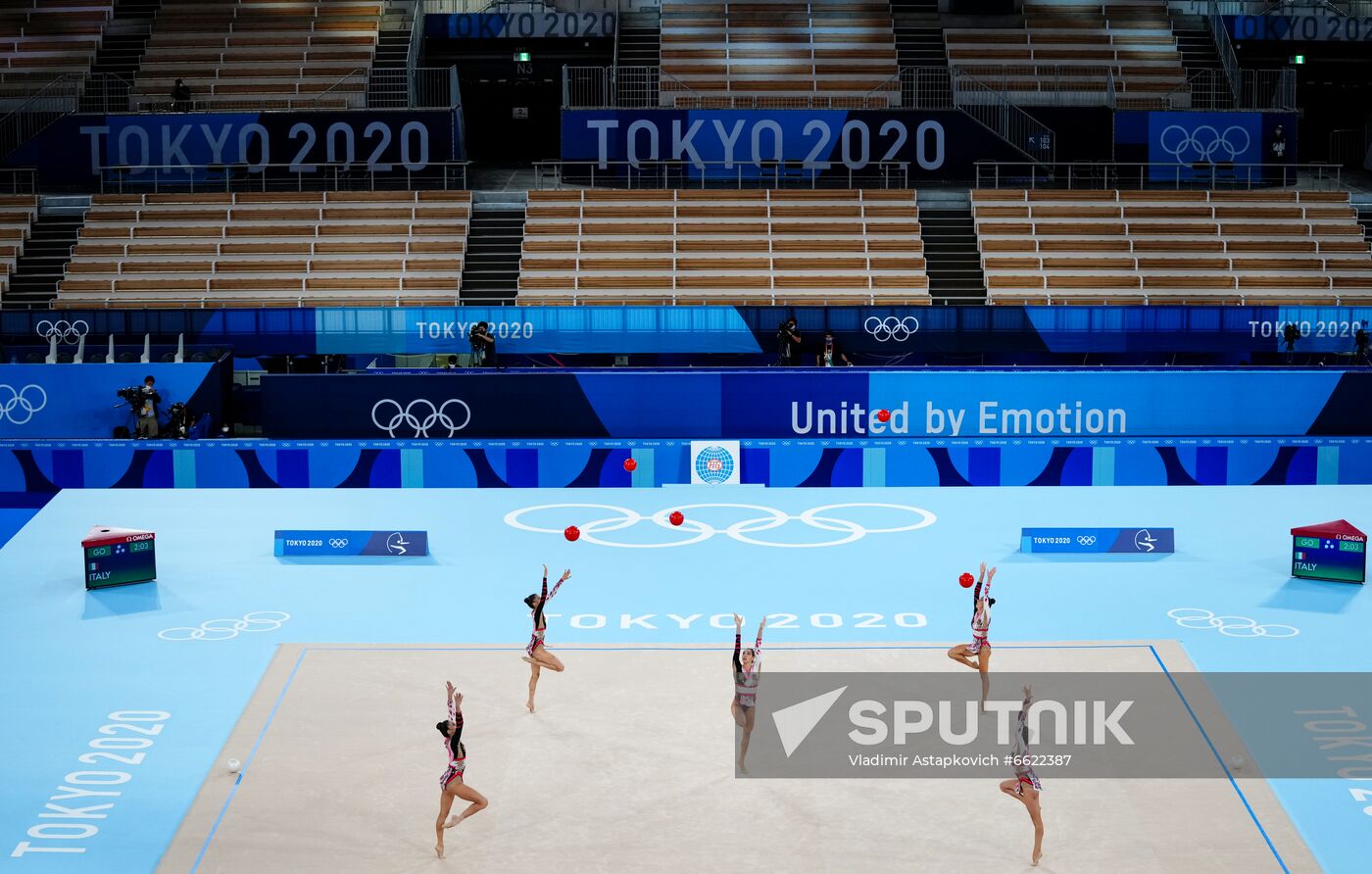 Japan Olympics 2020 Rhythmic Gymnastics Group All-Around Final