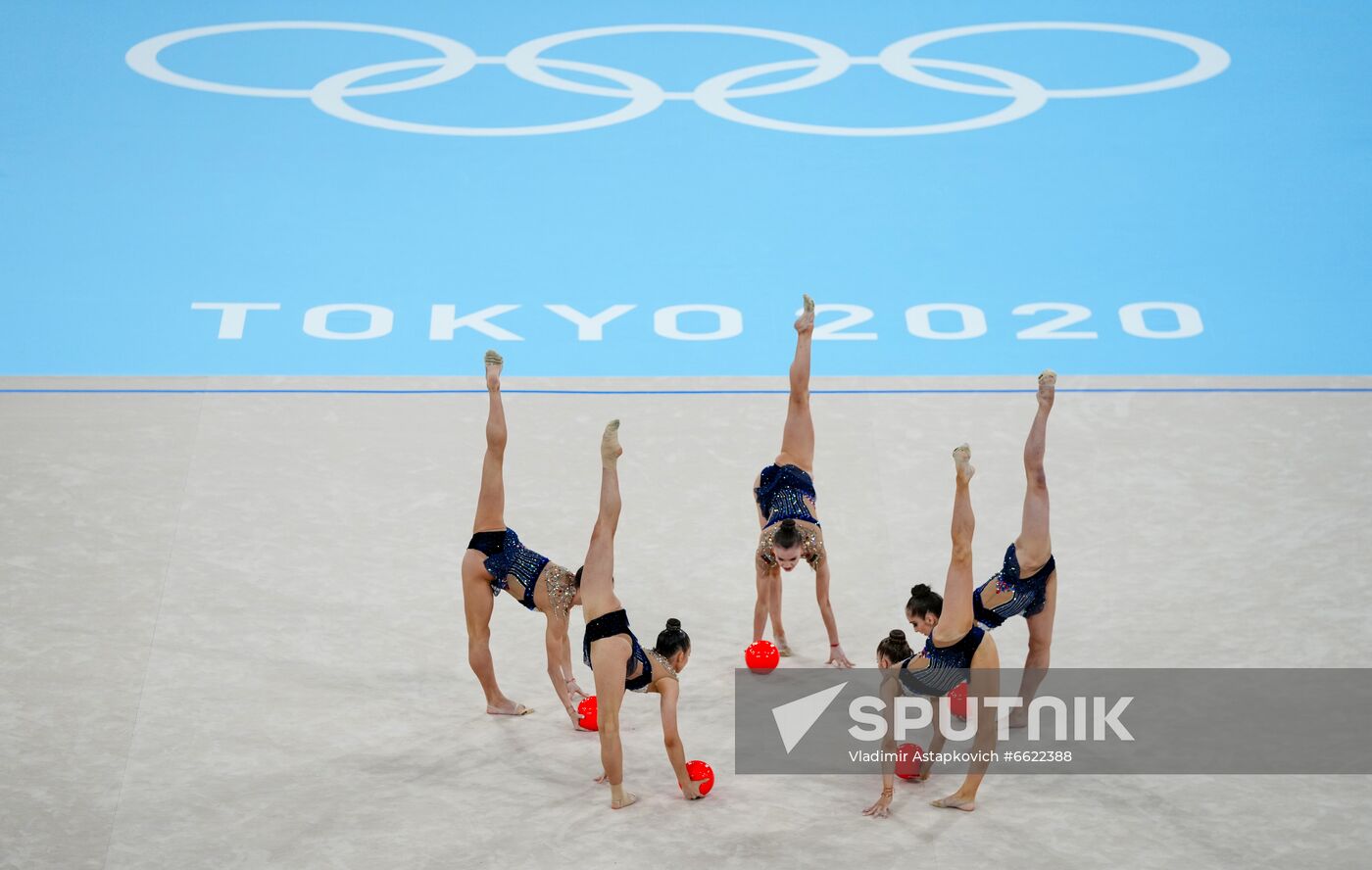 Japan Olympics 2020 Rhythmic Gymnastics Group All-Around Final