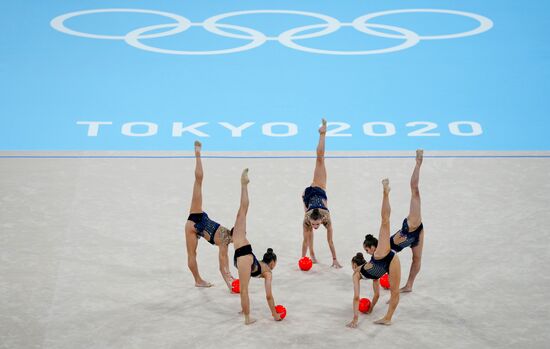 Japan Olympics 2020 Rhythmic Gymnastics Group All-Around Final