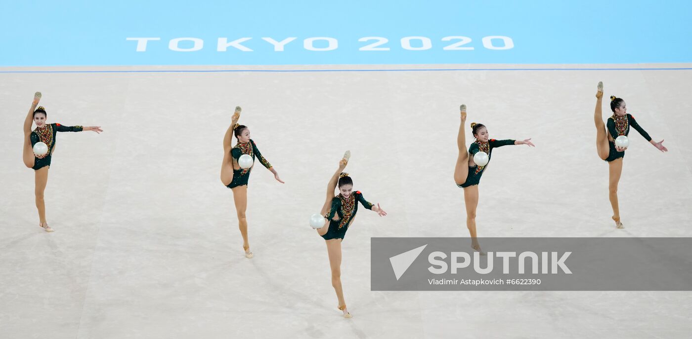 Japan Olympics 2020 Rhythmic Gymnastics Group All-Around Final