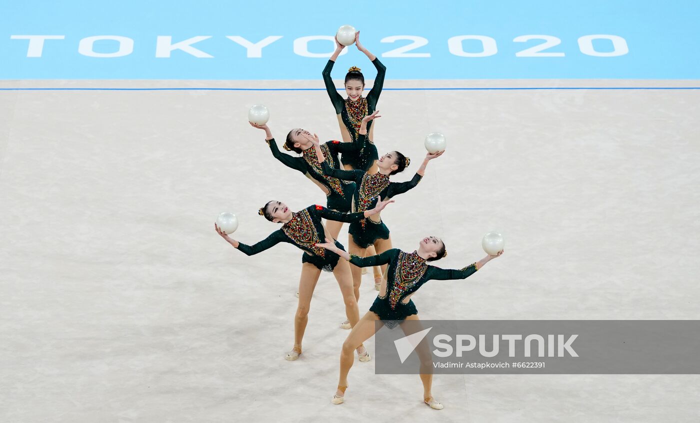 Japan Olympics 2020 Rhythmic Gymnastics Group All-Around Final