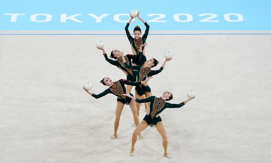 Japan Olympics 2020 Rhythmic Gymnastics Group All-Around Final