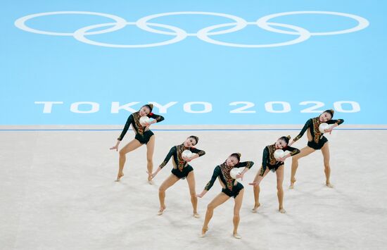 Japan Olympics 2020 Rhythmic Gymnastics Group All-Around Final