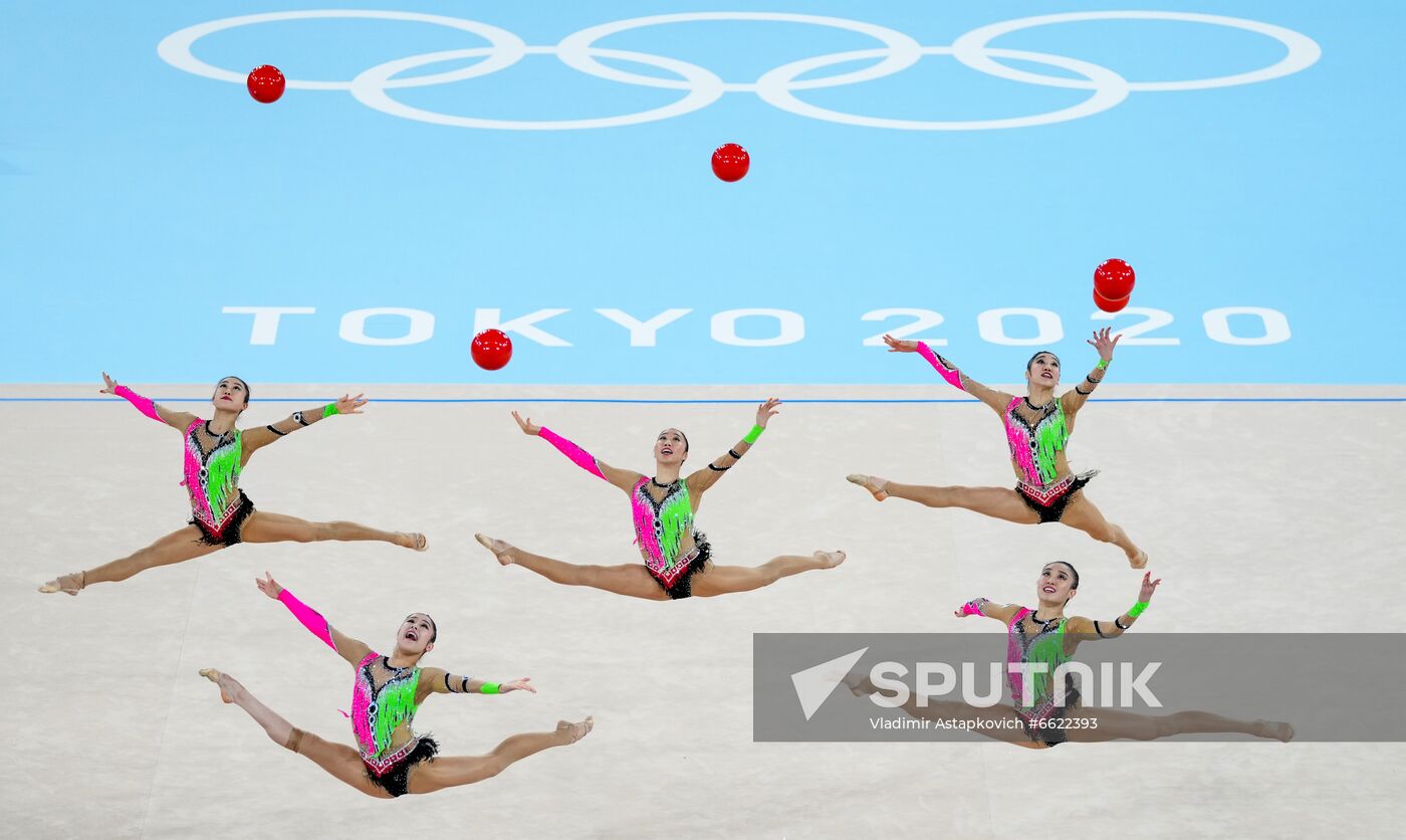 Japan Olympics 2020 Rhythmic Gymnastics Group All-Around Final