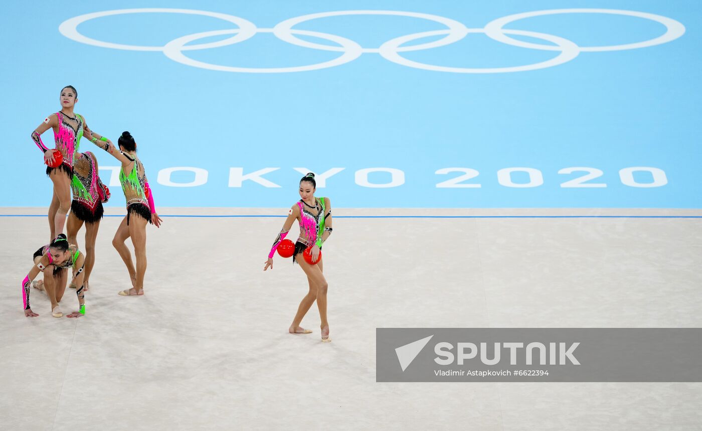 Japan Olympics 2020 Rhythmic Gymnastics Group All-Around Final