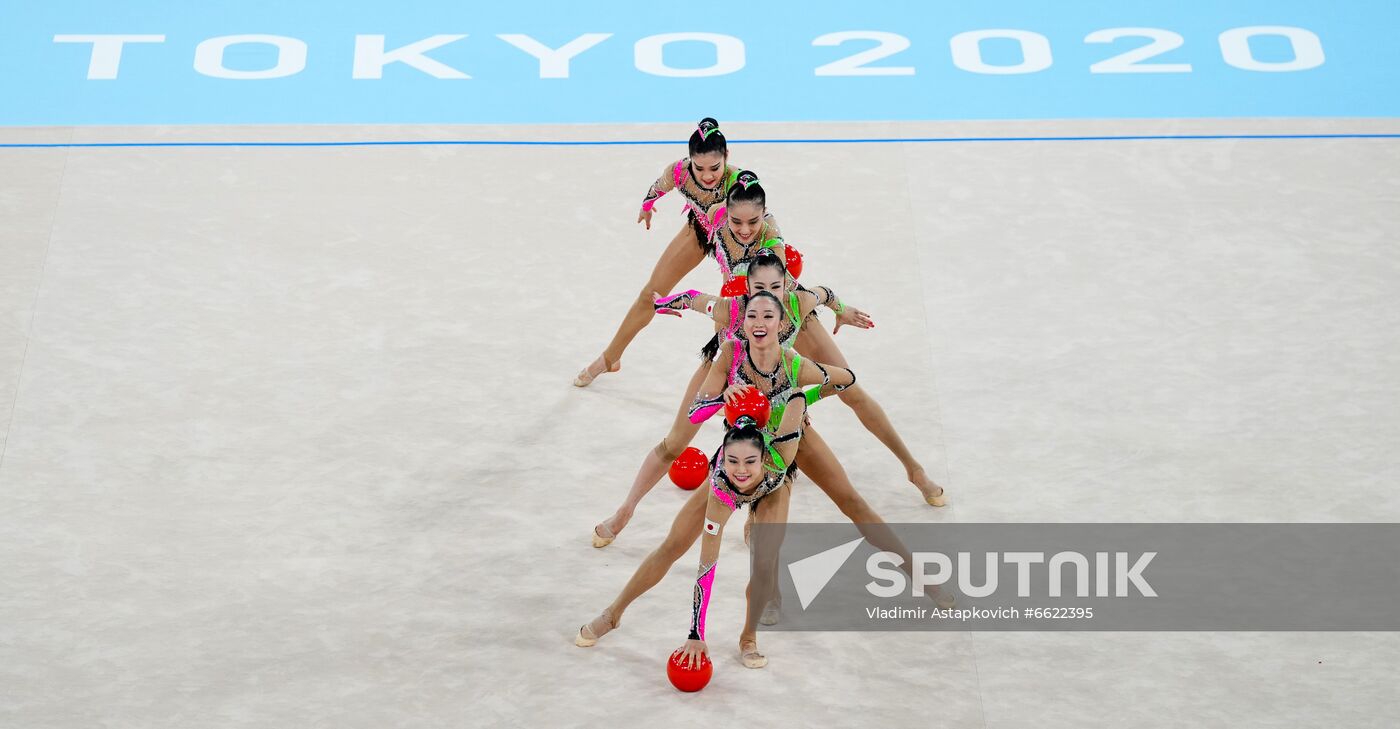 Japan Olympics 2020 Rhythmic Gymnastics Group All-Around Final