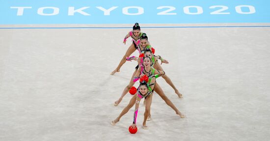 Japan Olympics 2020 Rhythmic Gymnastics Group All-Around Final