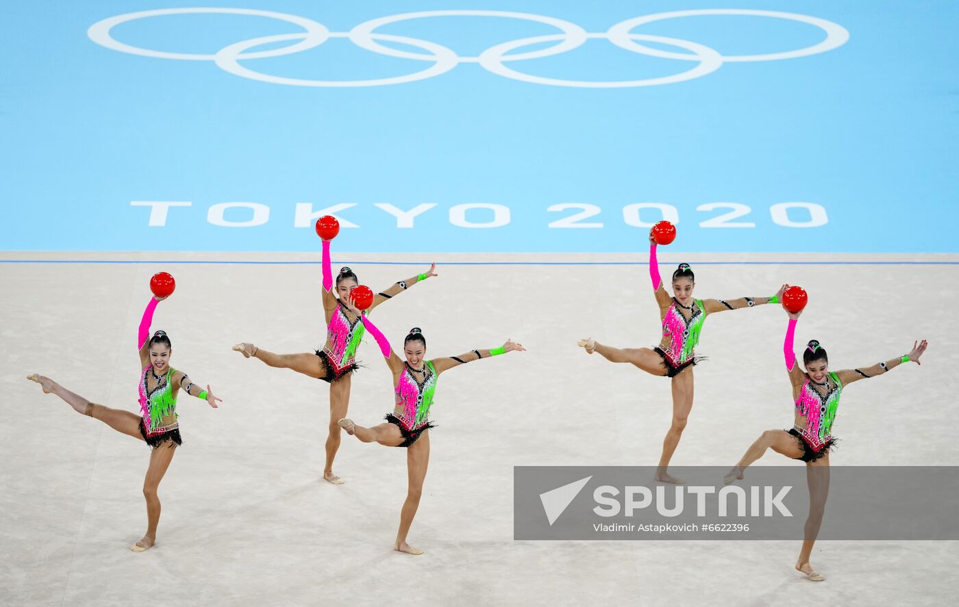 Japan Olympics 2020 Rhythmic Gymnastics Group All-Around Final