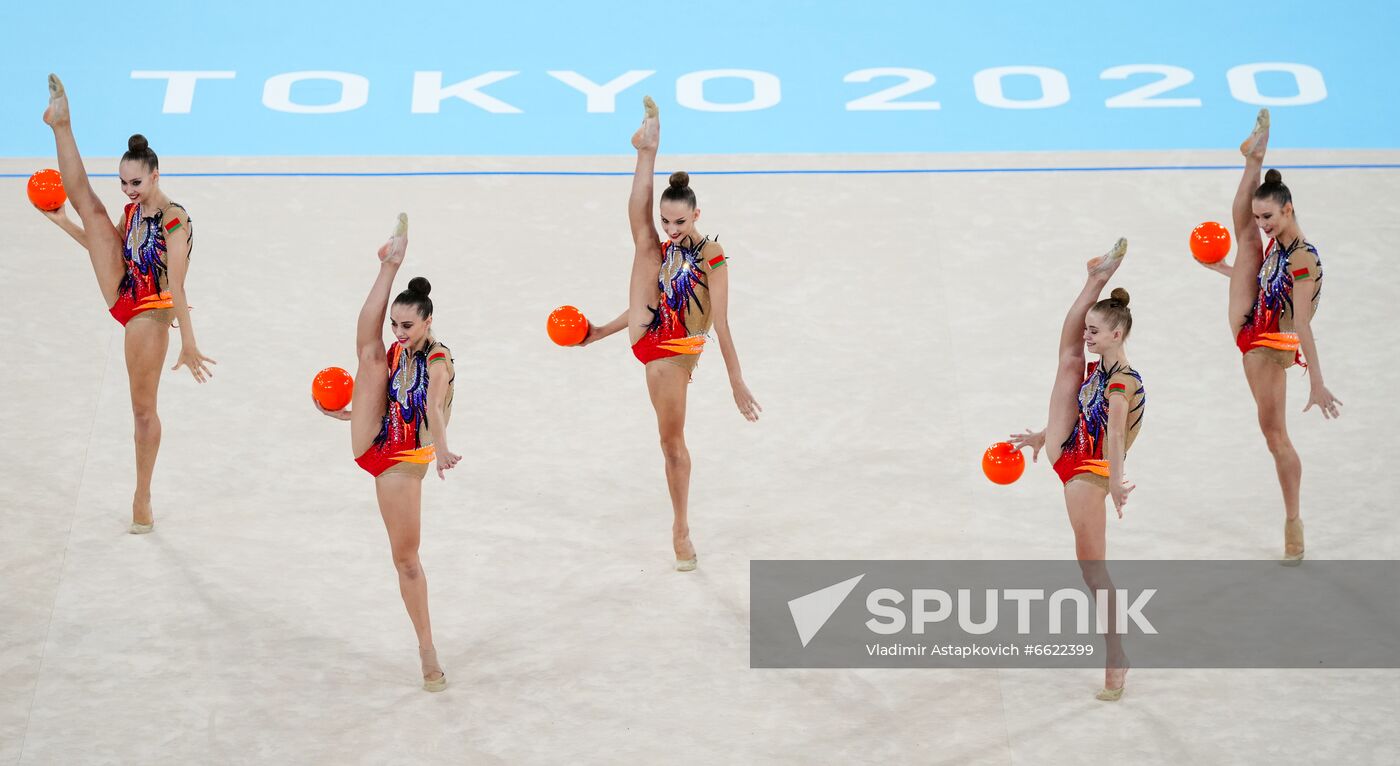 Japan Olympics 2020 Rhythmic Gymnastics Group All-Around Final