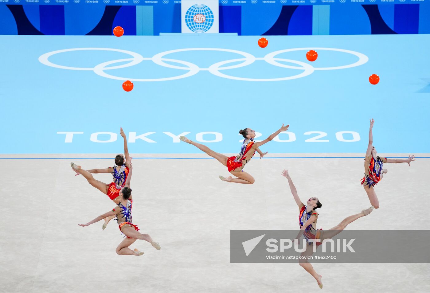 Japan Olympics 2020 Rhythmic Gymnastics Group All-Around Final