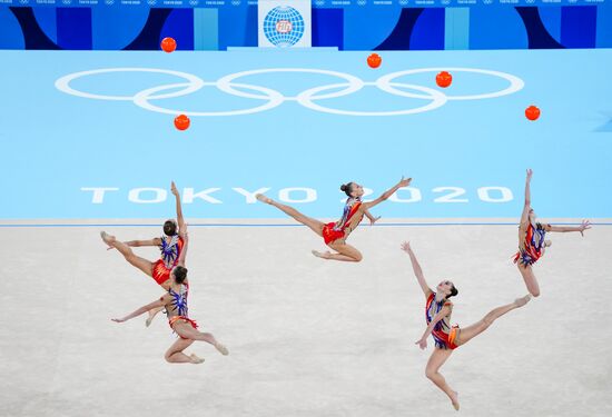 Japan Olympics 2020 Rhythmic Gymnastics Group All-Around Final