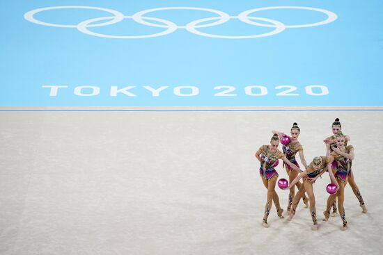 Japan Olympics 2020 Rhythmic Gymnastics Group All-Around Final