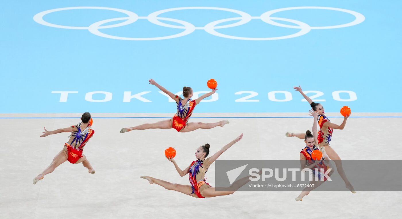 Japan Olympics 2020 Rhythmic Gymnastics Group All-Around Final