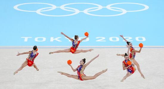 Japan Olympics 2020 Rhythmic Gymnastics Group All-Around Final