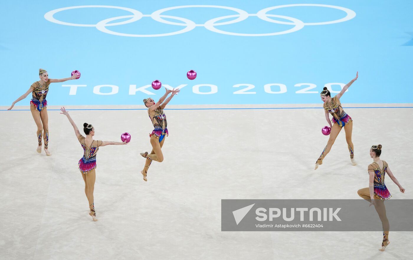 Japan Olympics 2020 Rhythmic Gymnastics Group All-Around Final