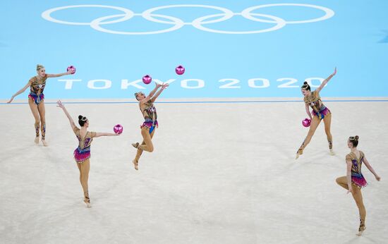 Japan Olympics 2020 Rhythmic Gymnastics Group All-Around Final