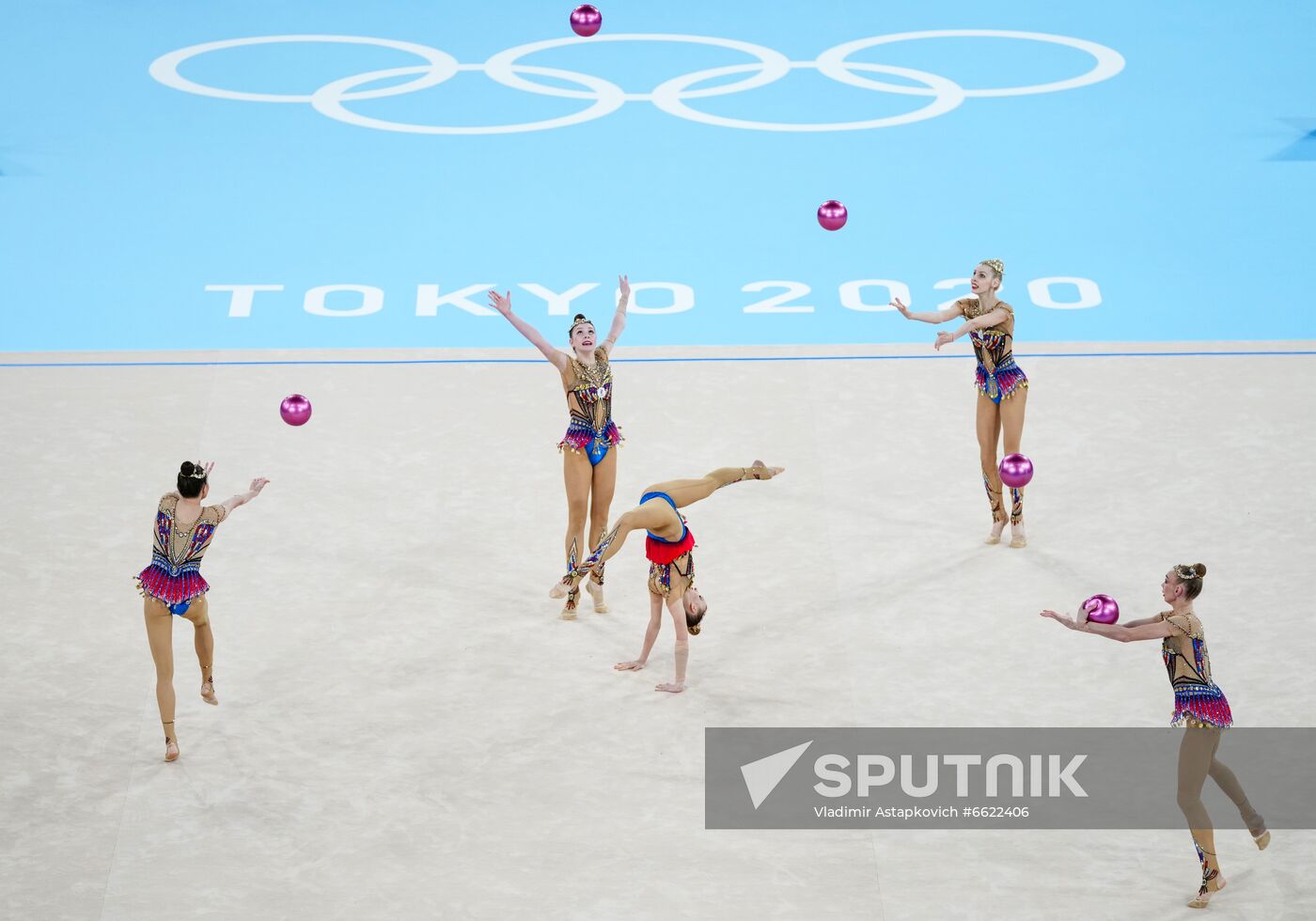 Japan Olympics 2020 Rhythmic Gymnastics Group All-Around Final
